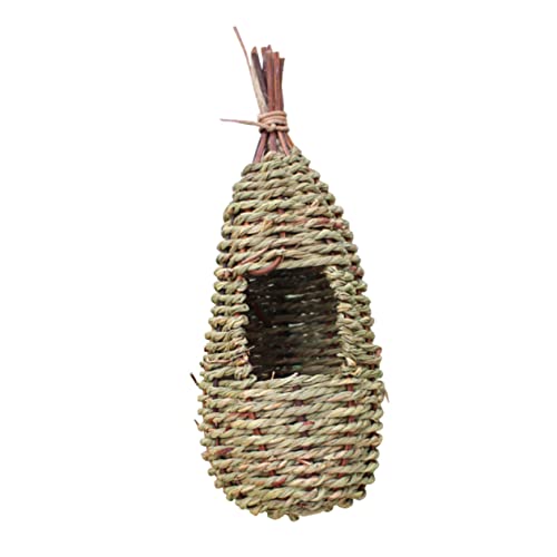 BESTonZON Woven Birdhouse Aus Gras Für Garten Und Balkon Handgewebtes Vogelnest Hängende Vogeldekoration Für Schwalben Und Andere Vögel Attraktives Nistplatz Für Wildvögel BESTonZON Woven Birdhouse Aus Gras Für Garten Und Balkon Handgewebtes Vogelnest Hängende Vogeldekoration Für Schwalben Und Andere Vögel Attraktives Nistplatz Für Wildvögel von BESTonZON