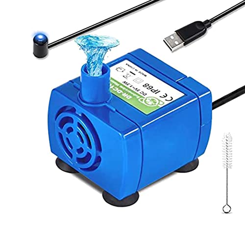 BEUON Katzen Brunnen Pumpe, Haustier Wasser Brunnen Pumpe Pumpe -DC160 Motor für Runden Katzen Brunnen mit Blumen Kappe BEUON Katzen Brunnen Pumpe, Haustier Wasser Brunnen Pumpe Pumpe -DC160 Motor für Runden Katzen Brunnen mit Blumen Kappe von BEUON