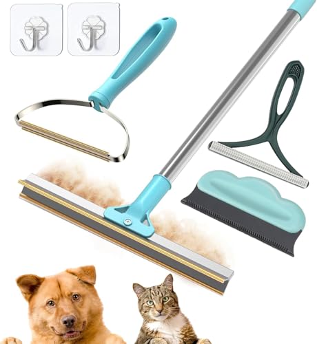 Tierhaarentferner Teppichrechen Teppichschaber Werkzeug Teppichbürste für Tierhaare Verstellbarer Langgriff Teppichrechen Fusselschaber für Couch-Teppich, Hund Katze Haarentfernungsbürste Werkzeug für Tierhaarentferner Teppichrechen Teppichschaber Werkzeug Teppichbürste für Tierhaare Verstellbarer Langgriff Teppichrechen Fusselschaber für Couch-Teppich, Hund Katze Haarentfernungsbürste Werkzeug für von BEZHGOC