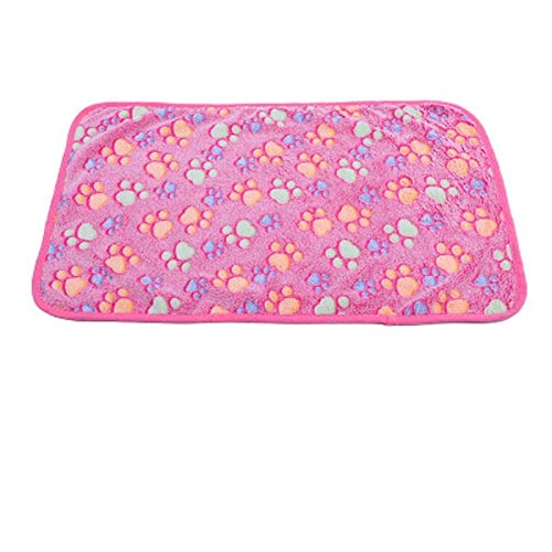 BFNDSSEOU Hunde Matratze Hunde Training Matratze Pet Blanket Multicolor 54 x 78 cm Pack of 2(Pink) von BFNDSSEOU