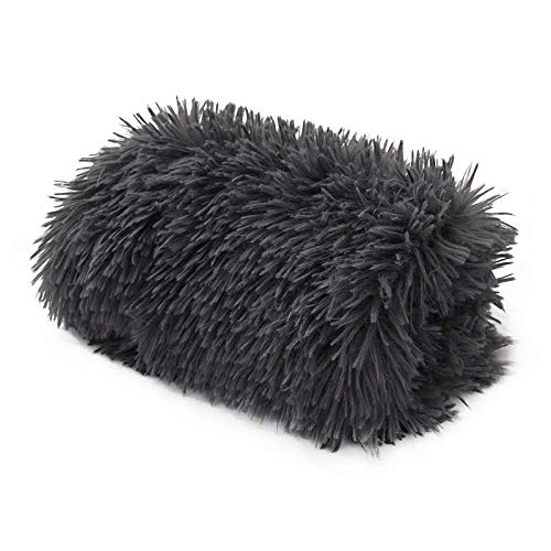 BFNDSSEOU Hunde Matratze Hunde Training Matratze Plush Pet Blankets Multicolor 1 pcs(Dark Gray) von BFNDSSEOU