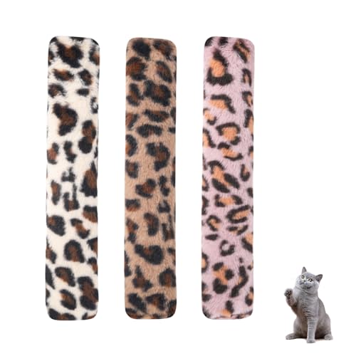 BFUZXY 3 Stück Katzenminze Spielzeug,Baldrian Kissen für Katzen,Katzenkissen Minze,Katzenspielzeug Katzenminze (Leopard Tattoo) von BFUZXY