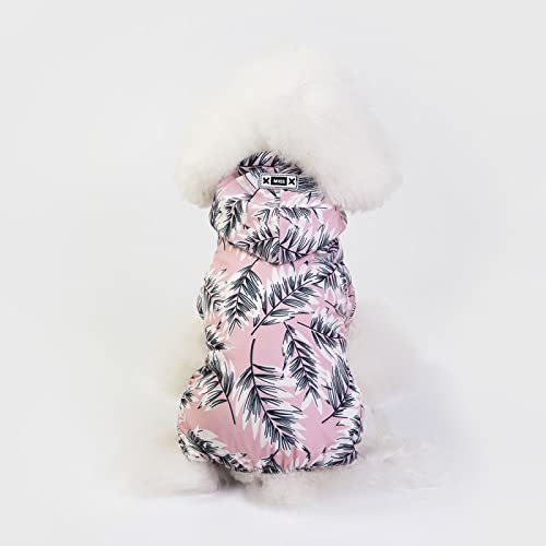 Cat Puppy Winter Warmer Mantel Hundekleidung Frühjahrs- und Sommerkleidung Hunderegenmantel Pommerscher Kleiner Hund vierbeiniger Regenmantel, blau, L von BGFA