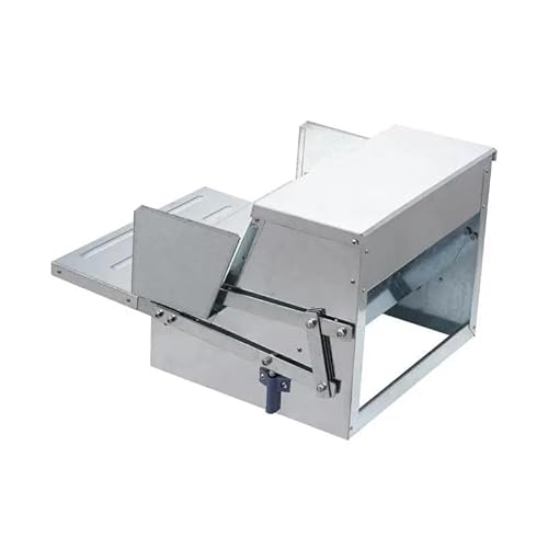 Automatischer Hühnerfutterautomat, 25 lbs Fassungsvermögen, füttert 10 Hühner bis zu 11 Tage, Geflügelfutterautomat aus verzinktem Stahl Automatischer Hühnerfutterautomat, 25 lbs Fassungsvermögen, füttert 10 Hühner bis zu 11 Tage, Geflügelfutterautomat aus verzinktem Stahl von BGTSF