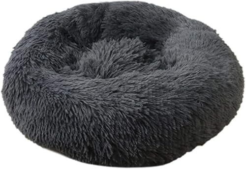 Bed Katzenbett, rund, lang, Plüsch, superweich, warm, Schlafsack für Hunde, Welpen, Nest, Katzenmatte, 1 Stück, XXXL 100 cm (XXXL 100 cm) von BHFDUBUAAAXXXXUF