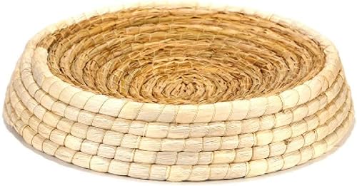 Bed Straw Braided Bed Puppy Kennel Cat Nest Kitten Sleeping Mat s House Cats Grinding Claw Cushion Pad 1Pcs 50Cm (30cm) von BHFDUBUAAAXXXXUF