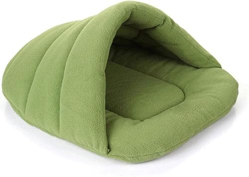 Bed Xs Size Winter Warm Cat Beds Slippers Style Dog Bed House Cat Heated Mat Soft Sleeping Cushion Nest Cave Bed 1Pcs Brown (Green) von BHFDUBUAAAXXXXUF