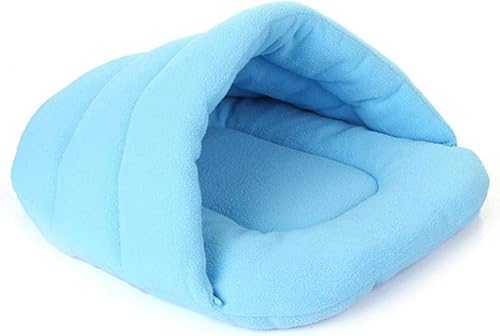 Bed Xs Size Winter Warm Cat Beds Slippers Style Dog Bed House Cat Heated Mat Soft Sleeping Cushion Nest Cave Bed 1Pcs Brown (Himmelblau) von BHFDUBUAAAXXXXUF