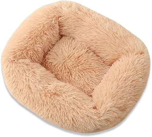 Bett L-Größe, Plüsch-Betten für Katzen, Hunde, superweich, warm, für den Winter, für Hunde und Katzen, 1 Stück, Hellbraun Bett L-Größe, Plüsch-Betten für Katzen, Hunde, superweich, warm, für den Winter, für Hunde und Katzen, 1 Stück, Hellbraun von BHFDUBUAAAXXXXUF