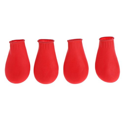 BHFYOB 4 Stück Haustier Hund Schuhe Hund Haustier Gummi Booties Welpenschutz für Haustier Hunde Welpen BHFYOB 4 Stück Haustier Hund Schuhe Hund Haustier Gummi Booties Welpenschutz für Haustier Hunde Welpen von BHFYOB