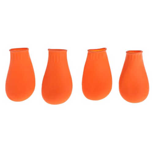 BHFYOB 4 Stück Haustier Hund Schuhe Hund Haustier Gummi Booties Welpenschutz für Haustier Hunde Welpen BHFYOB 4 Stück Haustier Hund Schuhe Hund Haustier Gummi Booties Welpenschutz für Haustier Hunde Welpen von BHFYOB