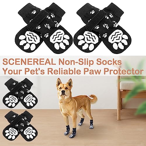 BHFYOB 4-teiliges Set wasserdichte Hundeschuhe für Haustiere mit Mustern, robust für mittelgroße und große Hunde, 5 Größen BHFYOB 4-teiliges Set wasserdichte Hundeschuhe für Haustiere mit Mustern, robust für mittelgroße und große Hunde, 5 Größen von BHFYOB