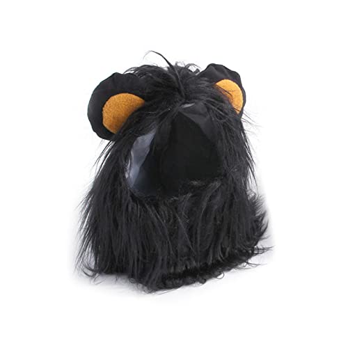 BHFYOB Cartoon-Löwen-Hut, Halloween-Hundekostüm, Hut, niedliches Festival, Haustierhut, Tierhut, Kopfbedeckung, Cosplay-Zubehör BHFYOB Cartoon-Löwen-Hut, Halloween-Hundekostüm, Hut, niedliches Festival, Haustierhut, Tierhut, Kopfbedeckung, Cosplay-Zubehör von BHFYOB