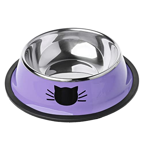 BHFYOB Futternapf für Haustiere, Edelstahl, Wassernapf für Katzen, Futternapf, rutschfest, kompakt, tragbar, für Katzen, Hunde, drinnen BHFYOB Futternapf für Haustiere, Edelstahl, Wassernapf für Katzen, Futternapf, rutschfest, kompakt, tragbar, für Katzen, Hunde, drinnen von BHFYOB