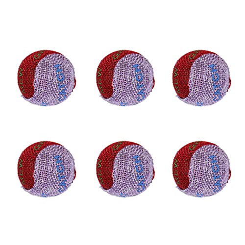 BHFYOB Haustier-Katzenspielzeug, bunt, handgefertigt, Hüpfbälle, Kätzchenspielzeug, Plüschglockenbälle, Quietschbälle, Katzenspielzeug, interaktives Haustierwerkzeug BHFYOB Haustier-Katzenspielzeug, bunt, handgefertigt, Hüpfbälle, Kätzchenspielzeug, Plüschglockenbälle, Quietschbälle, Katzenspielzeug, interaktives Haustierwerkzeug von BHFYOB