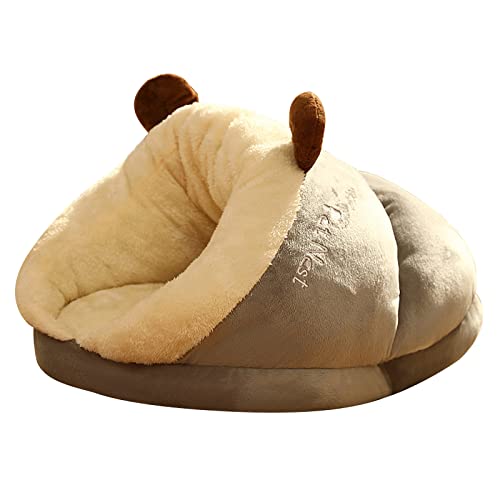 BHFYOB Katzenbett für den Innenbereich, maschinenwaschbar, Katzenbetten für drinnen oder kleine Hunde, Welpen, Kätzchen, Kaninchen, rutschfestes Bett BHFYOB Katzenbett für den Innenbereich, maschinenwaschbar, Katzenbetten für drinnen oder kleine Hunde, Welpen, Kätzchen, Kaninchen, rutschfestes Bett von BHFYOB