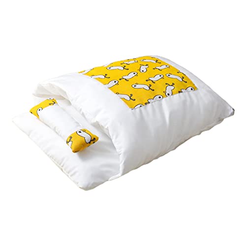 BHFYOB Katzenhöhlenbett, Schlafsack, Kuschelsack für kleine Hunde, selbstwärmendes Nest, beruhigendes und gemütliches Kissen mit süßem Kissen BHFYOB Katzenhöhlenbett, Schlafsack, Kuschelsack für kleine Hunde, selbstwärmendes Nest, beruhigendes und gemütliches Kissen mit süßem Kissen von BHFYOB