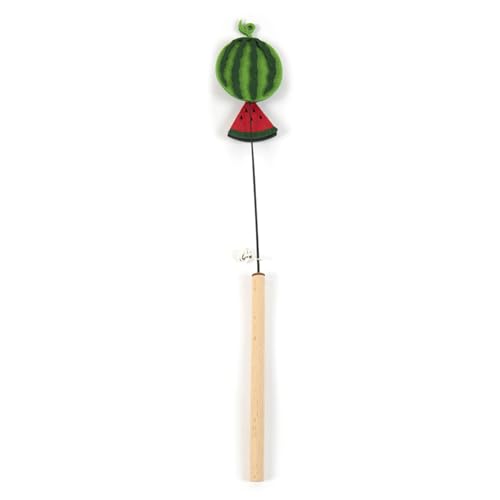 BHFYOB Katzenspielzeug mit niedlichem Muster, interaktives Spielzeug für Katzen, Kätzchen, Drahtjagd, lustiges Haustier-Katzen-Trainingswerkzeug, 40 cm BHFYOB Katzenspielzeug mit niedlichem Muster, interaktives Spielzeug für Katzen, Kätzchen, Drahtjagd, lustiges Haustier-Katzen-Trainingswerkzeug, 40 cm von BHFYOB