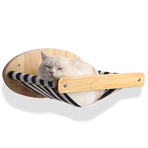 BHFYOB Pet Cat HangingBeds Katzen-Sitzstange für den Innenbereich, zum Schlafen, Klettern, Wandmontage, Kratzbaum BHFYOB Pet Cat HangingBeds Katzen-Sitzstange für den Innenbereich, zum Schlafen, Klettern, Wandmontage, Kratzbaum von BHFYOB
