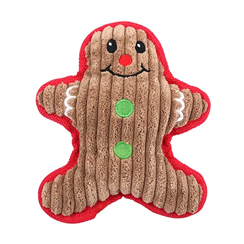 BHFYOB Quietschendes Hundespielzeug aus Plüsch, weiches Kauspielzeug mit Quietscher, Festival-Geschenk für kleine und mittelgroße Hunde zum Spieltraining BHFYOB Quietschendes Hundespielzeug aus Plüsch, weiches Kauspielzeug mit Quietscher, Festival-Geschenk für kleine und mittelgroße Hunde zum Spieltraining von BHFYOB