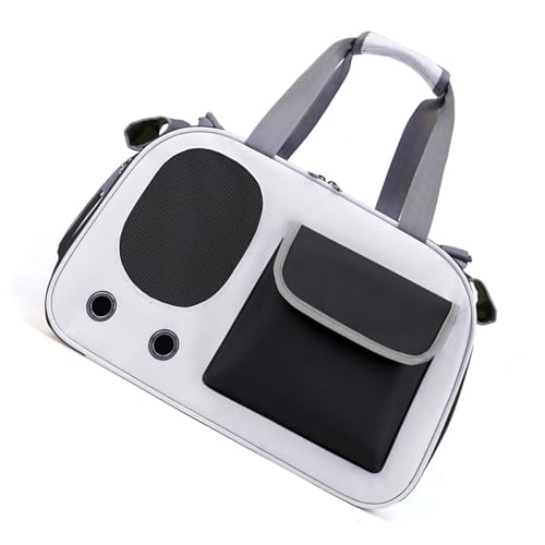 BHFYOB Reise-Outdoor-Abenteuer, Katzentragetasche, tragbare Katzen-Handtasche mit Netzfenster, Tasche für Katzen, Welpen, Haustierbedarf BHFYOB Reise-Outdoor-Abenteuer, Katzentragetasche, tragbare Katzen-Handtasche mit Netzfenster, Tasche für Katzen, Welpen, Haustierbedarf von BHFYOB
