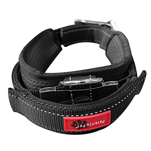 BHFYOB Taktisches strapazierfähiges Hundehalsband, verstellbar, Nylon, weich, bequem, verstellbar BHFYOB Taktisches strapazierfähiges Hundehalsband, verstellbar, Nylon, weich, bequem, verstellbar von BHFYOB