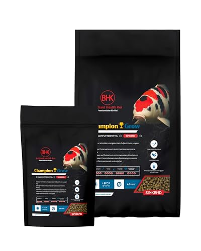 BHK - Champion Grower Sink 15kg 4,5mm Koi Futter Wachstum, Sinkfutter – Premium Koifutter – Made in Germany BHK - Champion Grower Sink 15kg 4,5mm Koi Futter Wachstum, Sinkfutter – Premium Koifutter – Made in Germany von BHK