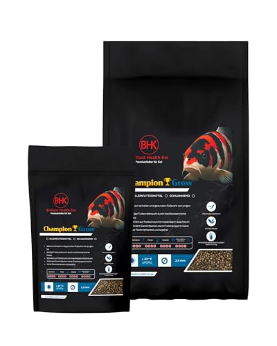 BHK - Champion Grower Swim - Koi Futter Wachstum - 10kg 2,5mm – Schwimmend – Premium Koifutter – Made in Germany BHK - Champion Grower Swim - Koi Futter Wachstum - 10kg 2,5mm – Schwimmend – Premium Koifutter – Made in Germany von BHK