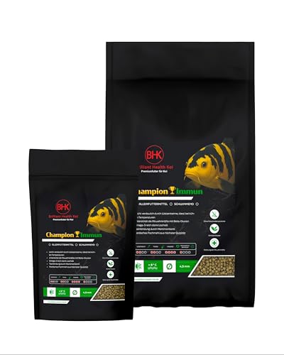 BHK - Champion Immun Swim 5kg 4,5mm – Koi Futter Immunsystem - Schwimmend – Premium Koifutter – Made in Germany BHK - Champion Immun Swim 5kg 4,5mm – Koi Futter Immunsystem - Schwimmend – Premium Koifutter – Made in Germany von BHK
