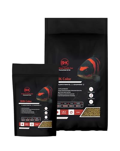 BHK - Color Koi Futter Farbe – Koifutter Spirulina – BHK Color 15kg 6mm Pellets – Schwimmend – Farbfutter für Koi – Ohne Knochenmehl BHK - Color Koi Futter Farbe – Koifutter Spirulina – BHK Color 15kg 6mm Pellets – Schwimmend – Farbfutter für Koi – Ohne Knochenmehl von BHK