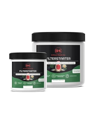 BHK - Filterstarter 250ml – Starterbakterien Teich für klares Wasser – Teichklärer & Filterbakterien – Teichbakterien für Gartenteich, Fischteich & Koiteich – Teichpflege BHK - Filterstarter 250ml – Starterbakterien Teich für klares Wasser – Teichklärer & Filterbakterien – Teichbakterien für Gartenteich, Fischteich & Koiteich – Teichpflege von BHK