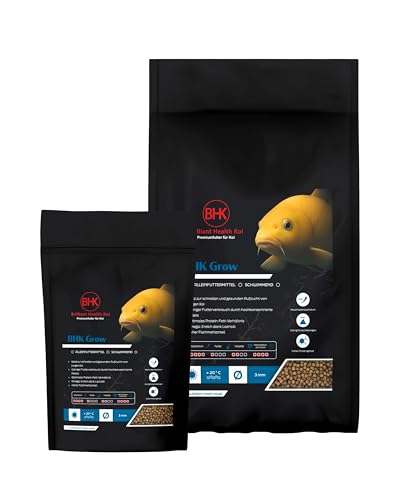 BHK - Grow 20kg 3mm Pellets – Koi Futter Wachstum - Schwimmend – Hochprotein Koifutter – Made in Germany BHK - Grow 20kg 3mm Pellets – Koi Futter Wachstum - Schwimmend – Hochprotein Koifutter – Made in Germany von BHK