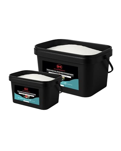 BHK – Teichschlammentferner 5 kg – Natürliches Mittel zur Sedimentpflege & Teichreinigung – Für Koiteich, Gartenteich & Naturteich – Schlammabbau ohne Chemie von BHK