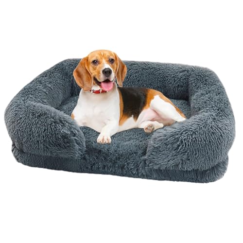 Orthopädisches Hundebett Orthopädisches Hundebett Waschbar Plüsch Flauschig Gemütlich Groß Hundebett Katzenbett von BHOLI