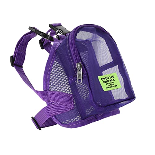 BICHONG Haustier-Rucksack, klein, Teddy-Abschlepptasche, Schultertasche, tragbar, einfache Aufbewahrungstasche, transparent, atmungsaktiv BICHONG Haustier-Rucksack, klein, Teddy-Abschlepptasche, Schultertasche, tragbar, einfache Aufbewahrungstasche, transparent, atmungsaktiv von BICHONG