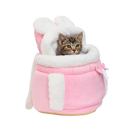 BICHONG Haustier-Tragetasche für kleine Katzen, Hunde, Rucksack, Winter, warm, weich, Plüsch, für Haustiere, Käfig, Spazierengehen, Outdoor, Reisen BICHONG Haustier-Tragetasche für kleine Katzen, Hunde, Rucksack, Winter, warm, weich, Plüsch, für Haustiere, Käfig, Spazierengehen, Outdoor, Reisen von BICHONG