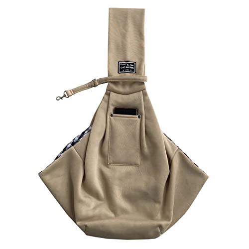 BICHONG Weiche Katzen-Tragetasche, Welpen-Tasche, Haustier-Rucksack, Kätzchen-Tragetasche, bequem, für den Außenbereich, verstellbare Schultertaschen von BICHONG