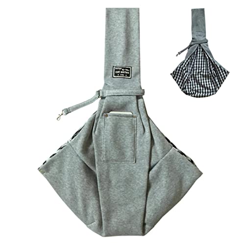BICHONG Weiche Katzen-Tragetasche, Welpen-Tasche, Haustier-Rucksack, Kätzchen-Tragetasche, bequem, für den Außenbereich, verstellbare Schultertaschen von BICHONG