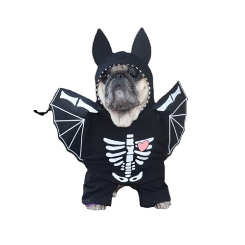 BICI Halloween Kostüm Hundekostüm Halloween Halloween Haustier Cosplay Party Anzug Kostüme Für Hunde Haustier Cosplay Spielzeug Blutiges Hundekostüm Für Lustiges Haustierkostüm (L) von BICI