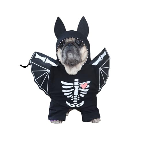 BICI Halloween Kostüm Hundekostüm Halloween Halloween Haustier Cosplay Party Anzug Kostüme Für Hunde Haustier Cosplay Spielzeug Blutiges Hundekostüm Für Lustiges Haustierkostüm (S) von BICI
