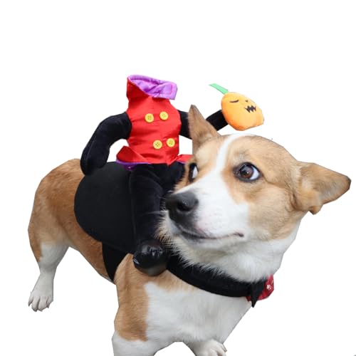 BICI Halloween Kostüm Hundekostüm Halloween Halloween Haustier Cosplay Party Anzug Kostüme Für Hunde Haustier Cosplay Spielzeug Blutiges Hundekostüm Für Lustiges Haustierkostüm (XL) von BICI