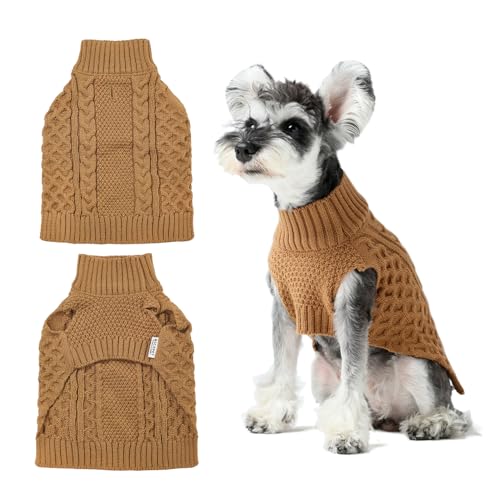 BICOPET Hundepullover für kleine und mittelgroße und große Hunde, Weihnachtsoutfit für Mädchen und Jungen, Rollkragenpullover, Winter-Haustier-Sweatshirt, Französische Bulldogge, Dogge, Dackel, BICOPET Hundepullover für kleine und mittelgroße und große Hunde, Weihnachtsoutfit für Mädchen und Jungen, Rollkragenpullover, Winter-Haustier-Sweatshirt, Französische Bulldogge, Dogge, Dackel, von BICOPET