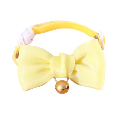 Hundehalsband mit Glöckchen, niedliche Schleife, verstellbar, für kleine/mittelgroße Hunde, Jungen/Mädchen, Welpen Hundehalsband mit Glöckchen, niedliche Schleife, verstellbar, für kleine/mittelgroße Hunde, Jungen/Mädchen, Welpen von BIECWIAY
