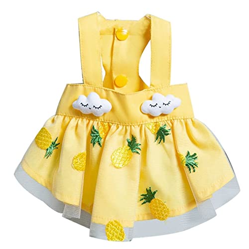 Hundekleider gelbe Ananas, kleines Welpenkleid, Frühling, Sommer, Mädchen, leichtes Haustierkleid von BIECWIAY