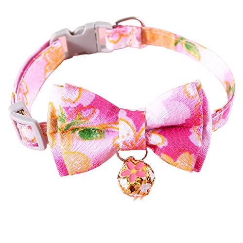 Verstellbares Welpenhalsband mit Fliege, Hundehalsband mit Anhänger für Jungen, Mädchen, kleine/mittelgroße/große Haustiere Verstellbares Welpenhalsband mit Fliege, Hundehalsband mit Anhänger für Jungen, Mädchen, kleine/mittelgroße/große Haustiere von BIECWIAY