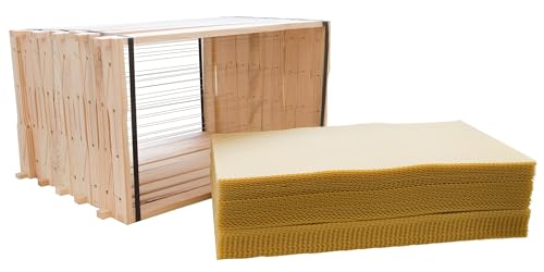 Kombi 70 Zander Rähmchen gedrahtet Hoff.-Seiten 477 x 220 LINDE+LÄRCHE+ 5,0 kg Mittelwände Zandermaß Kombi 70 Zander Rähmchen gedrahtet Hoff.-Seiten 477 x 220 LINDE+LÄRCHE+ 5,0 kg Mittelwände Zandermaß von BIENEN SCHMIDT