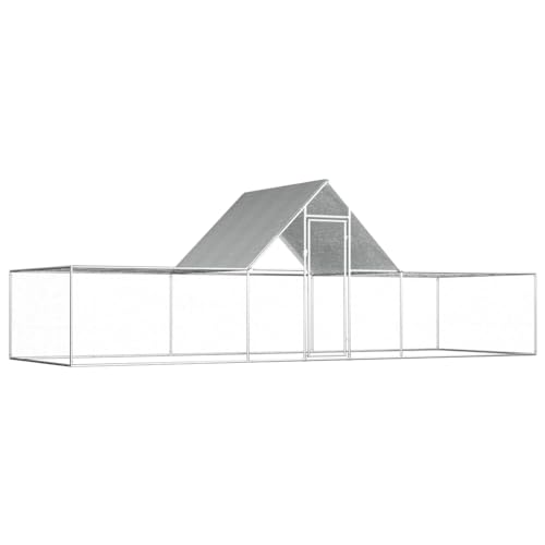 BIGTO Hühnerstall, 6x2x2m, verzinkter Stahl, Kleintierhäuser & Lebensräume von BIGTO