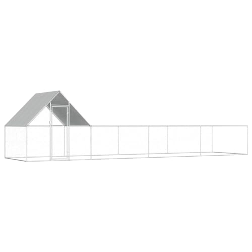 BIGTO Hühnerstall, 8x2x2m, verzinkter Stahl, Kleintierhäuser & Lebensräume von BIGTO