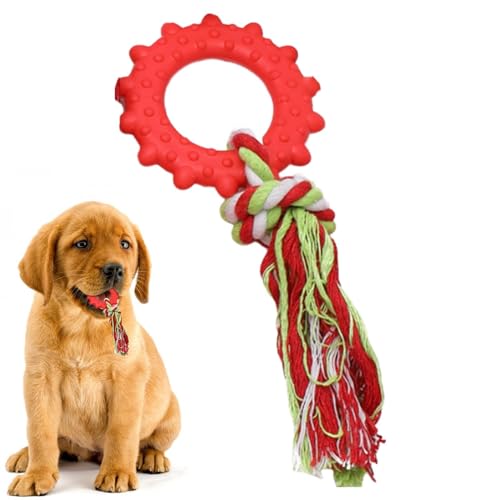 BIGUD Kauspielzeug für Hunde | Mundpflege-Kauseil für Hunde | Weiches Hundespielzeug, zahnendes Haustierspielzeug, Welpenspielzeug in Lebensmittelqualität für Hunde, Welpen, zum Spielen von BIGUD
