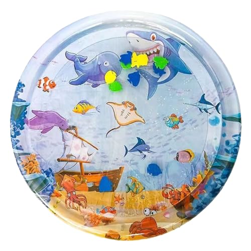 BIGULA Sensorische Wassermatte für Haustierinteraktion, Katzen und Hunde, Spielmatte zur Kühlung von Indoor-Aktivitäten, Wasserspielmatte für Stressreduzierung BIGULA Sensorische Wassermatte für Haustierinteraktion, Katzen und Hunde, Spielmatte zur Kühlung von Indoor-Aktivitäten, Wasserspielmatte für Stressreduzierung von BIGULA